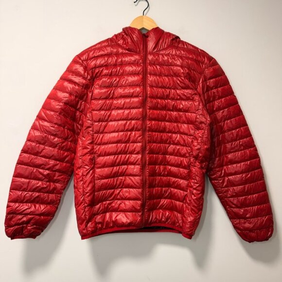 Uniqlo Men's Ultra Light Vibrant Red Puffer Jacket size XS - Picture 2 of 9